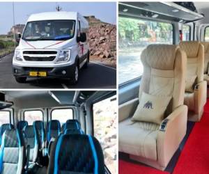 Luxury tempo traveller in Jaisalmer