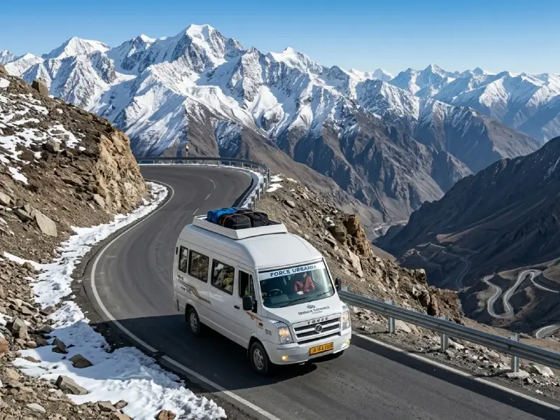 Jaipur to Leh Ladakh by Force Urbania