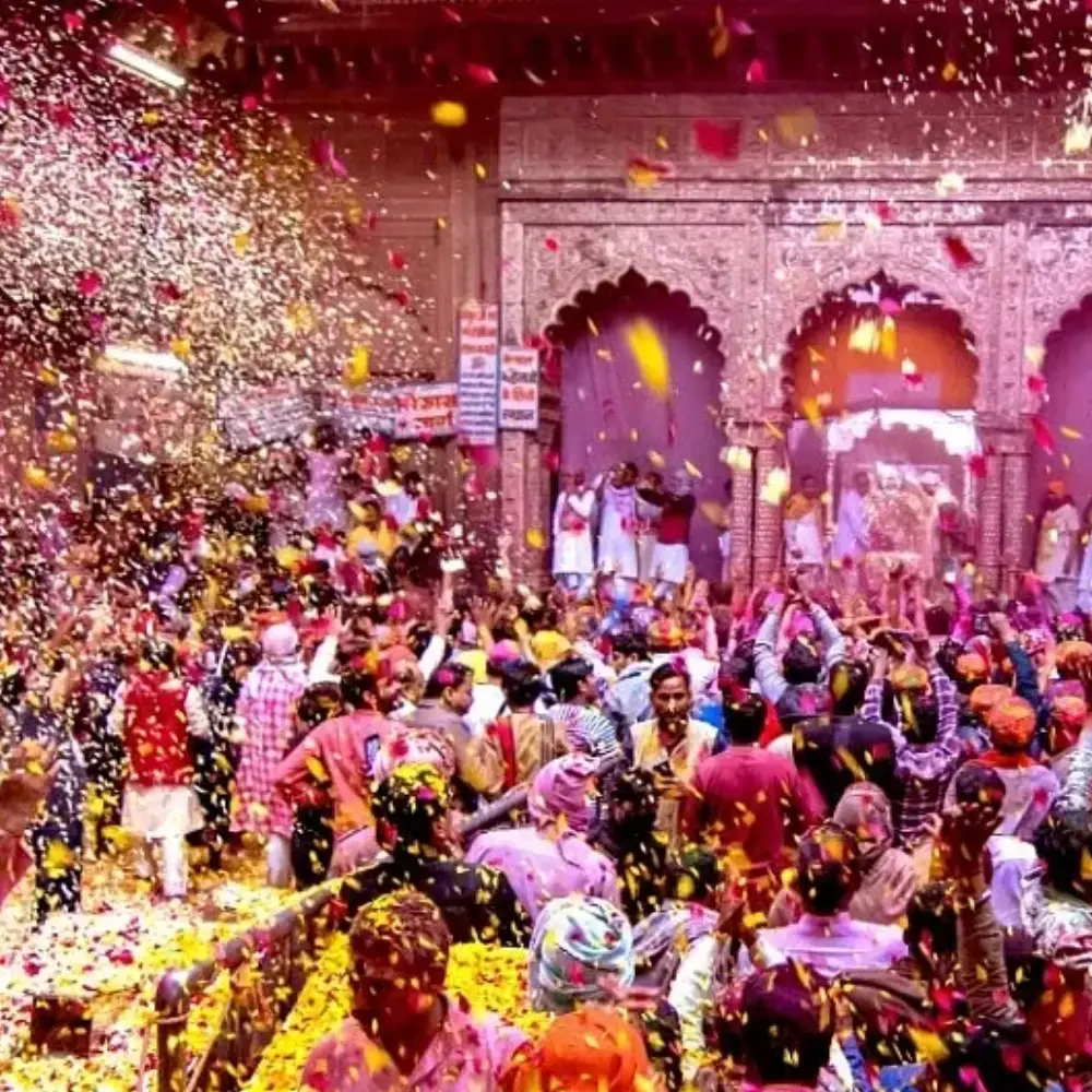 Private Golden Triangle Tour with Holi Festival