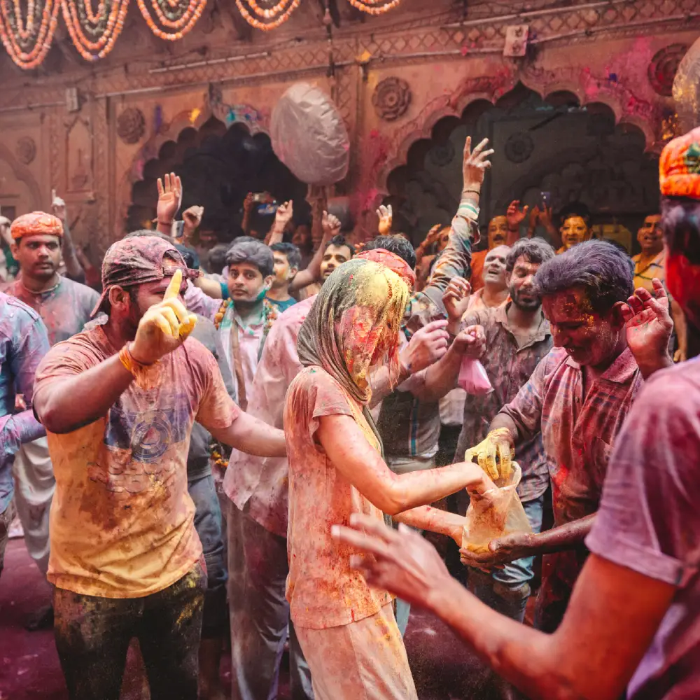 Private Golden Triangle Tour with Holi Festival
